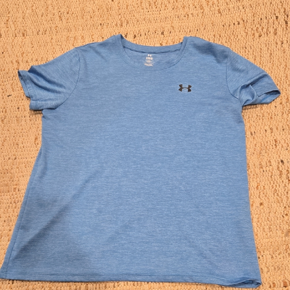 Under Armour Heathered Blue Tee